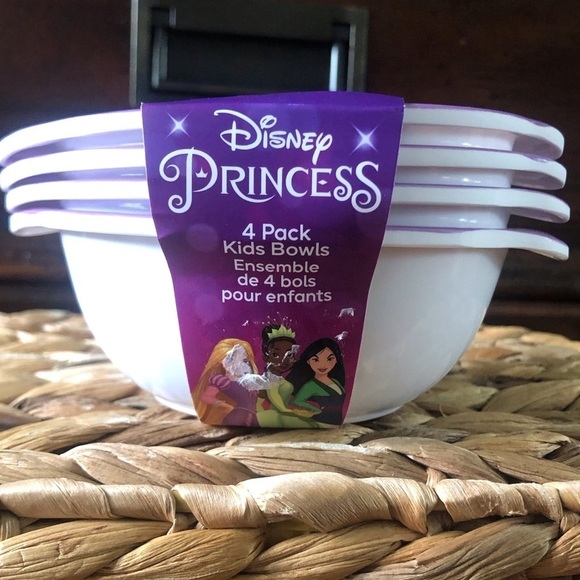 Disney Princess 4 pack kids bowl set - Picture 1 of 5